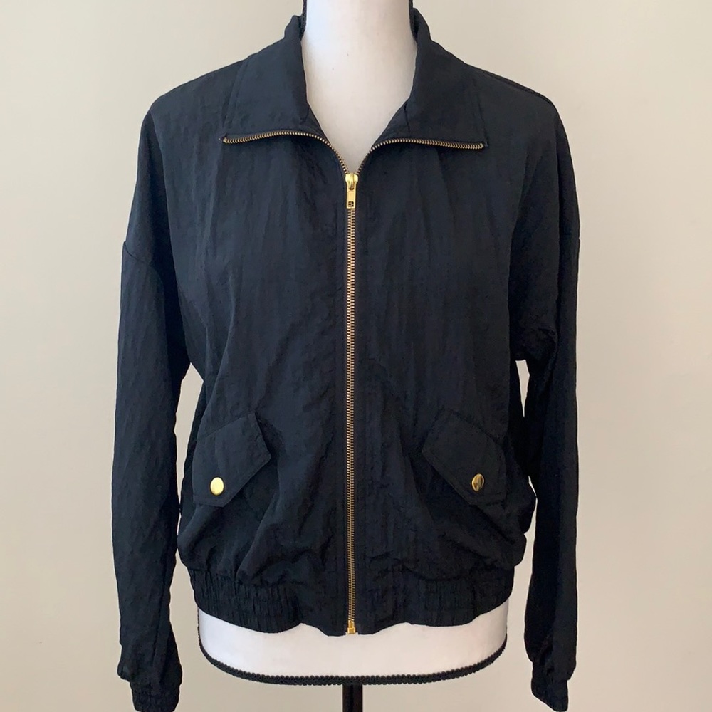 Black Windbreaker